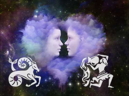 Steinbock und Wassermann