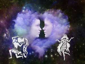 Wassermann und Jungfrau